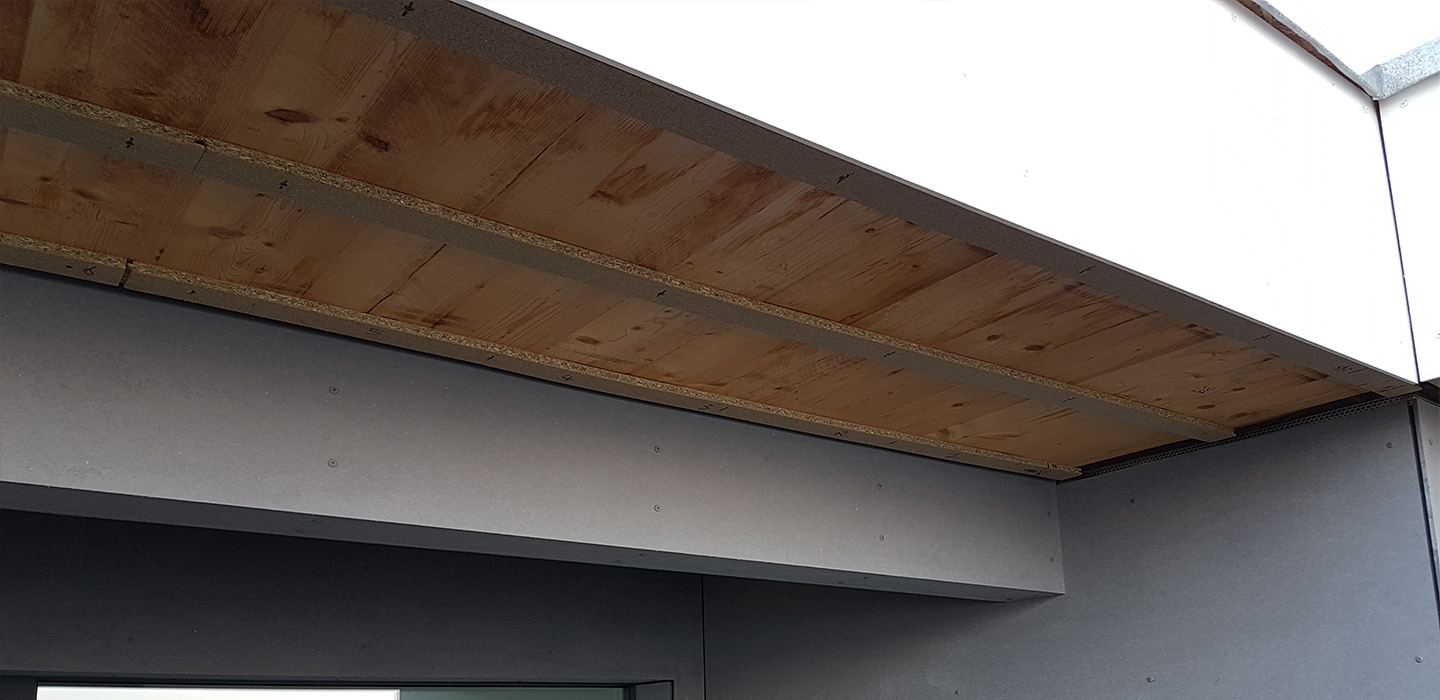 dessous de toit lambris avant rénovation